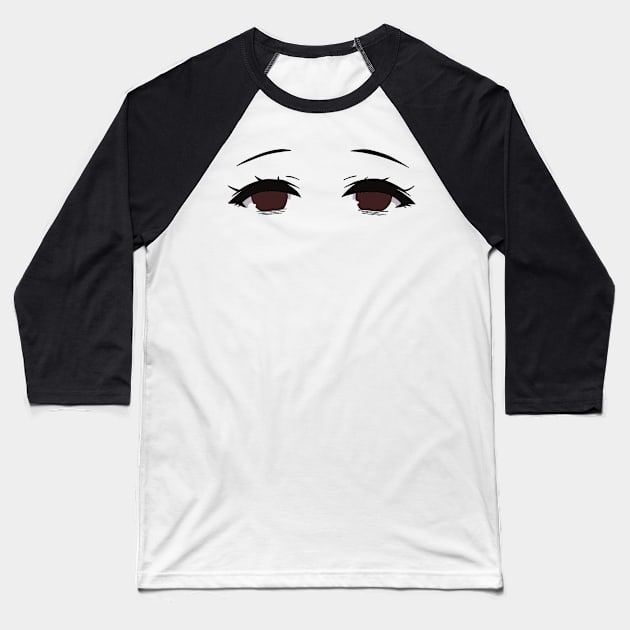 Dark Gathering Eiko Houzuki Anime Eyes DG-2 Baseball T-Shirt by Animangapoi